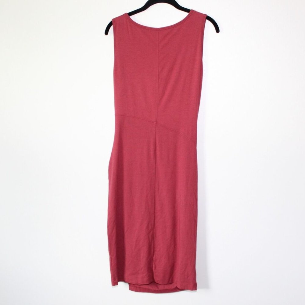 Peruvian Connection Aries Sheath Jersey Knit Gathered Dress Size Medium H13825 - Picture 7 of 9